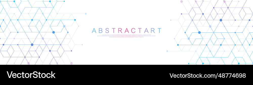 Modern technology with square Royalty Free Vector Image