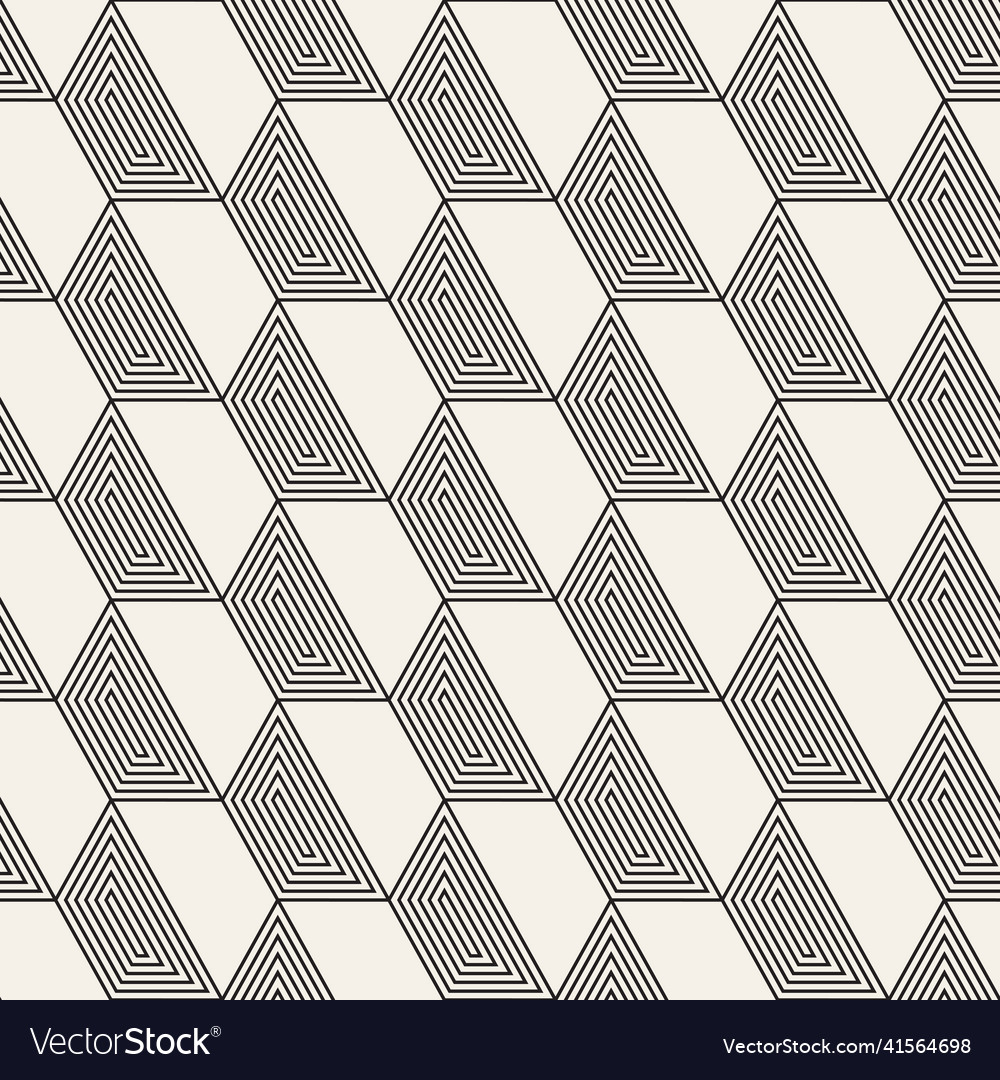 Seamless pattern repeating geometric elements vector image Seamless pattern repeating geometric elements