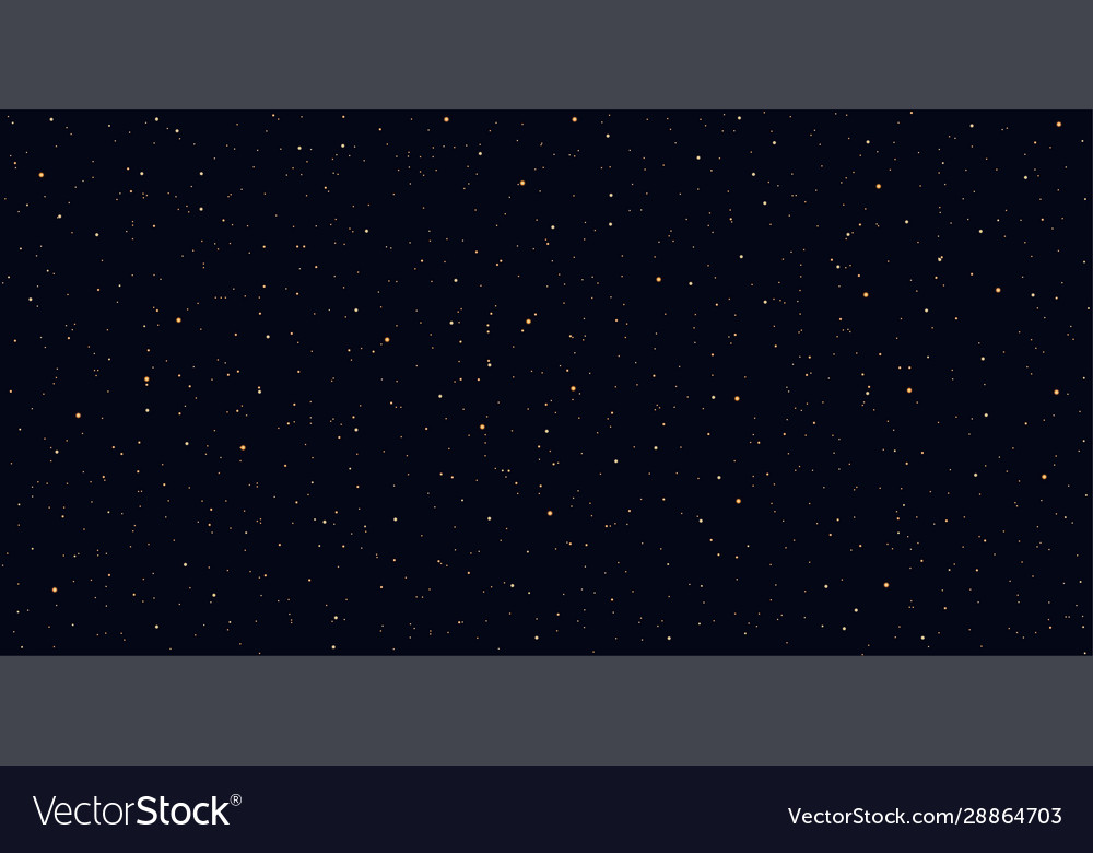 Detailed realistic night starry blue sky Vector Image