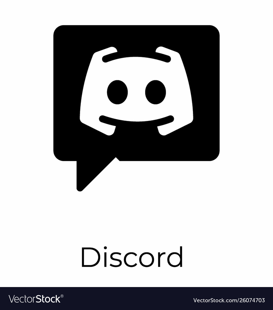 Discord Speech Bubble Royalty Free Vector Image