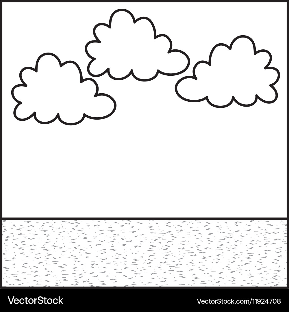 Clouds weather sky Royalty Free Vector Image - VectorStock