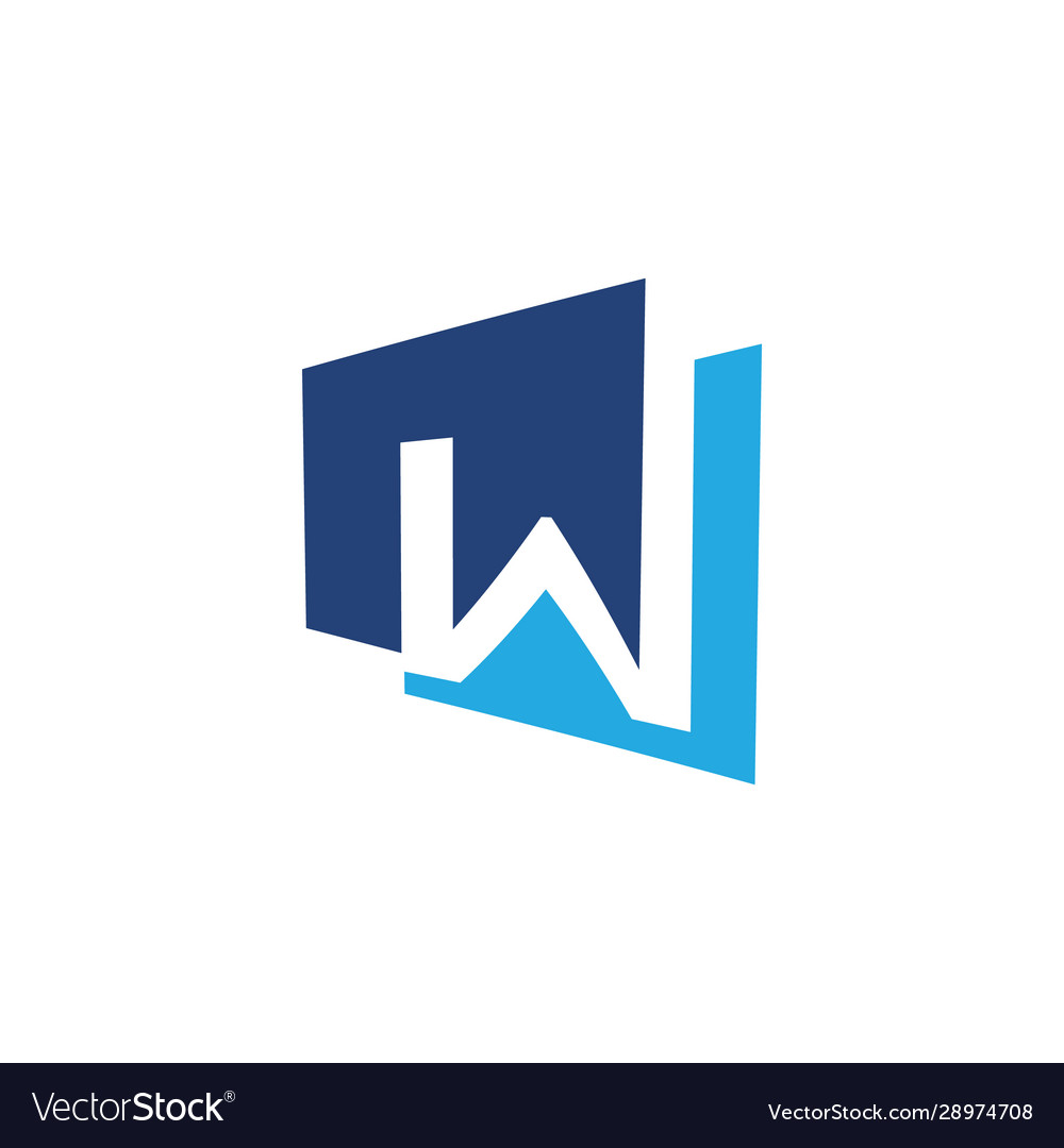 Creative letter w logo design