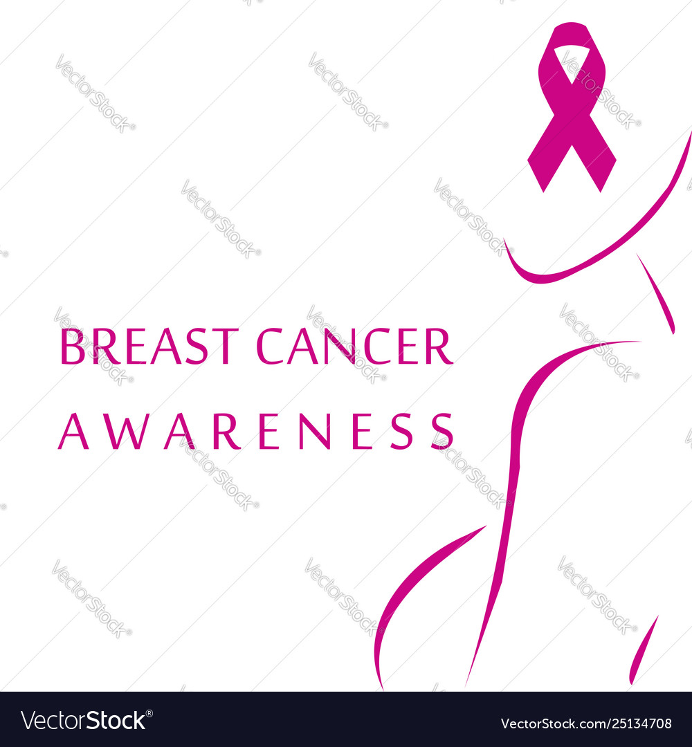 Frauen zum Kampf gegen Brustkrebs vector image Frauen zum Kampf gegen Brustkrebs