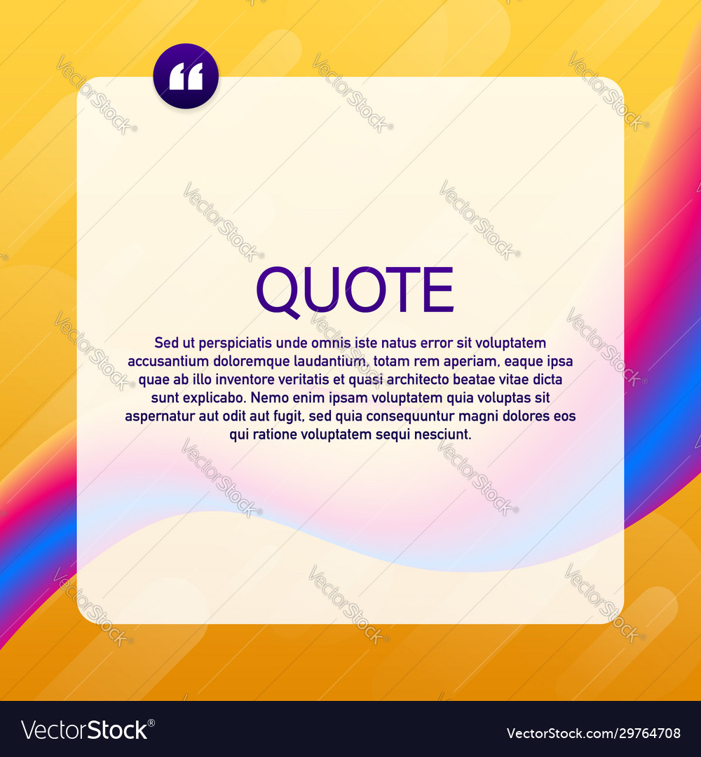 Quote background creative modern material design