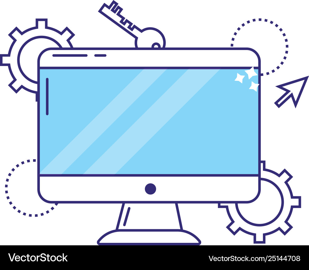 Technology device cartoon Royalty Free Vector Image