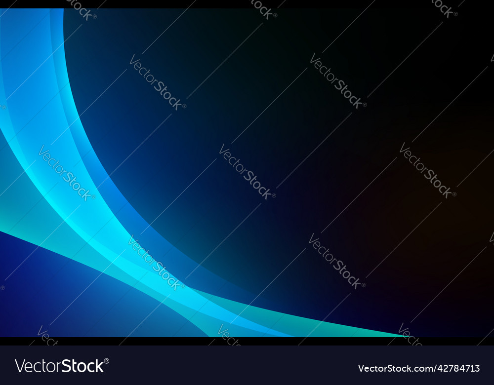 Glow Kurvenlinienmuster blau abstrakter Hintergrund