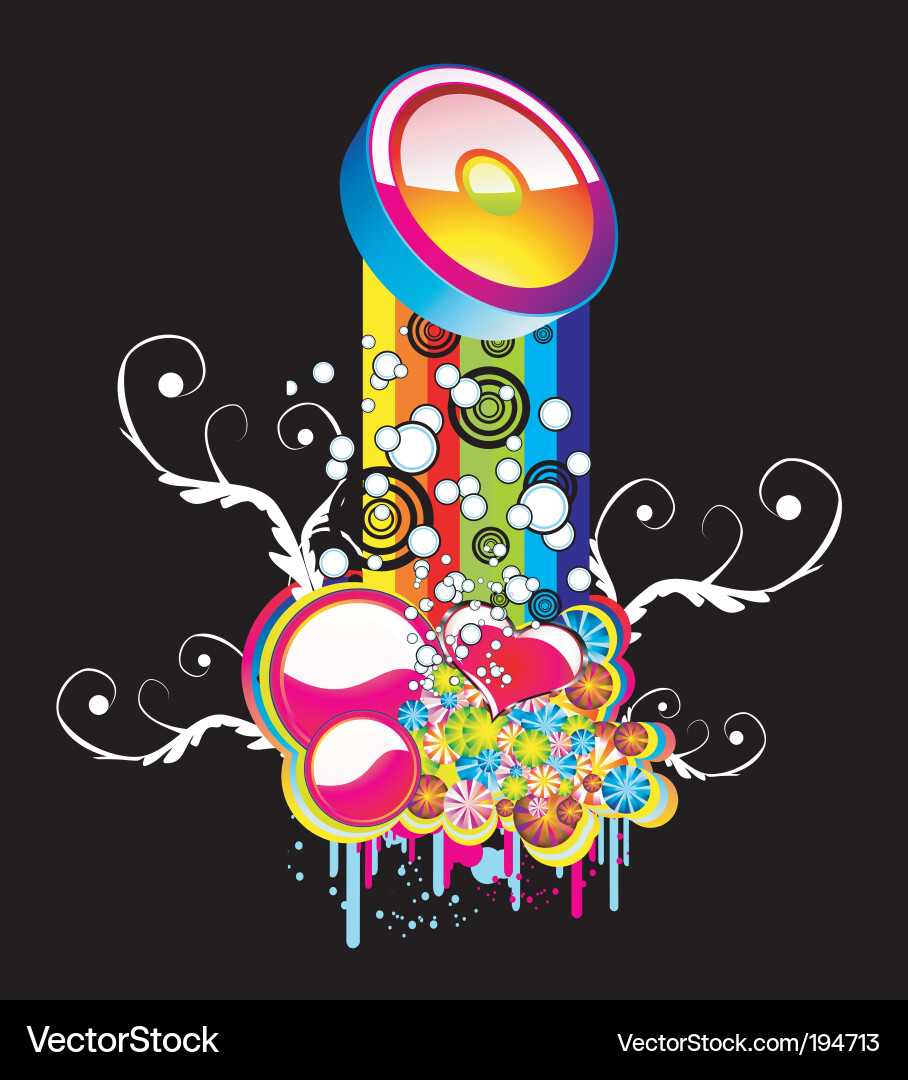 Rainbow background Royalty Free Vector Image - VectorStock