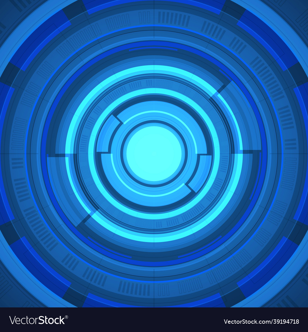 Abstract overlap circle digital background smart vector image Abstract overlap circle digital background smart