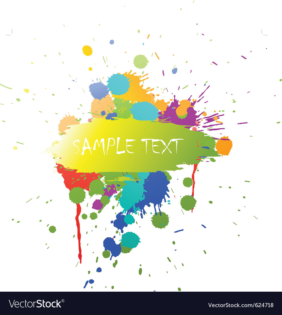 Colorful Paint Splatter