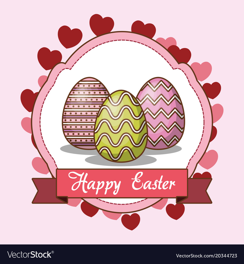 Happy easter design