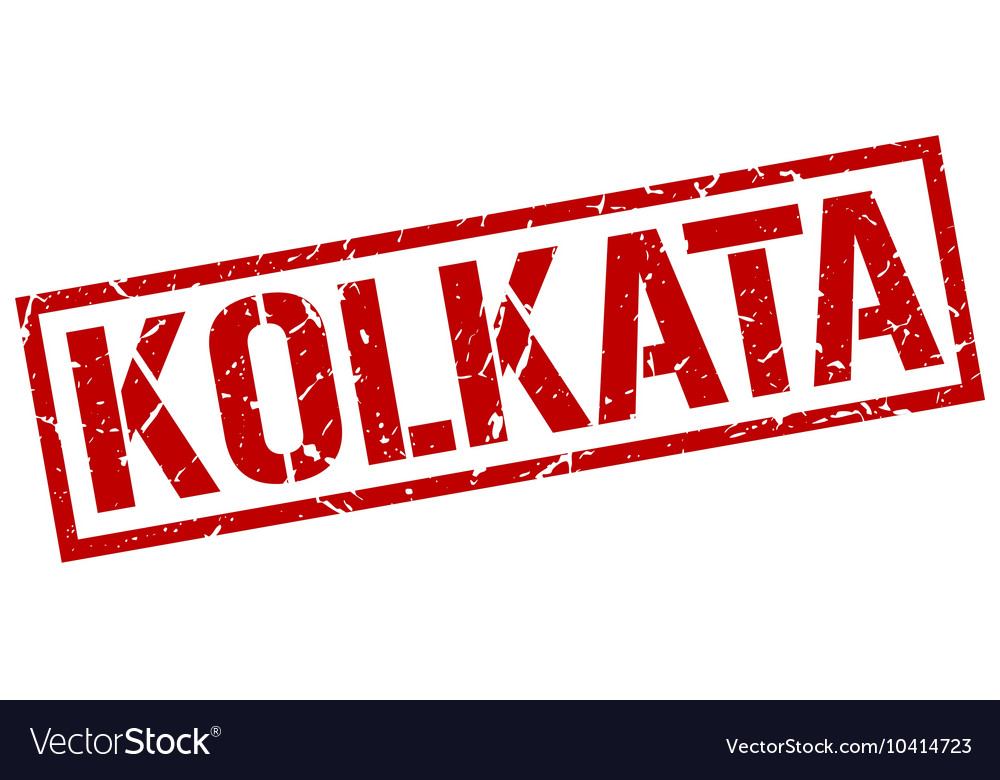 Kolkata red square stamp