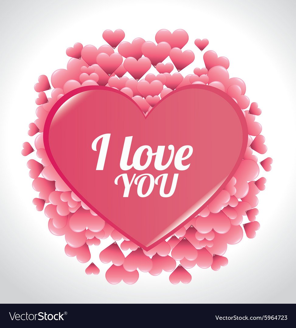 Love card design eps 10 Royalty Free Vector Image