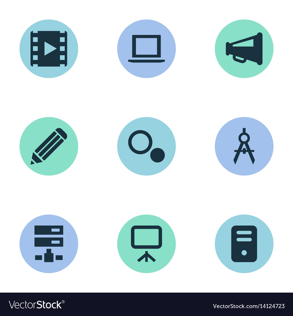 Set of simple design icons