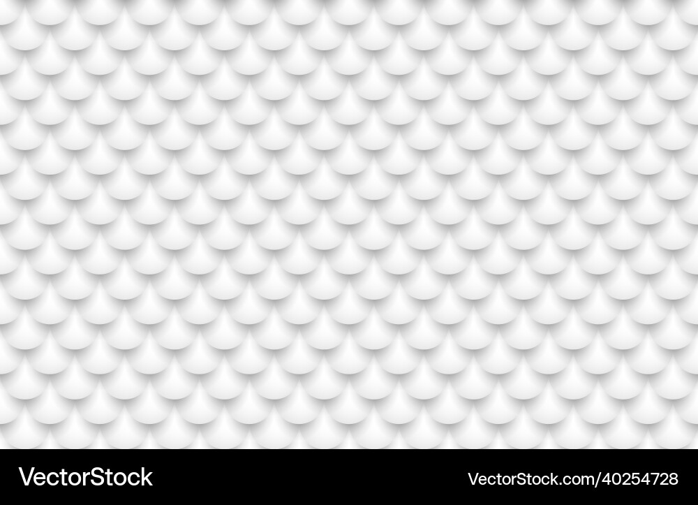 White Sphere Pattern 3d white sphere seamless pattern clean background Vector Image