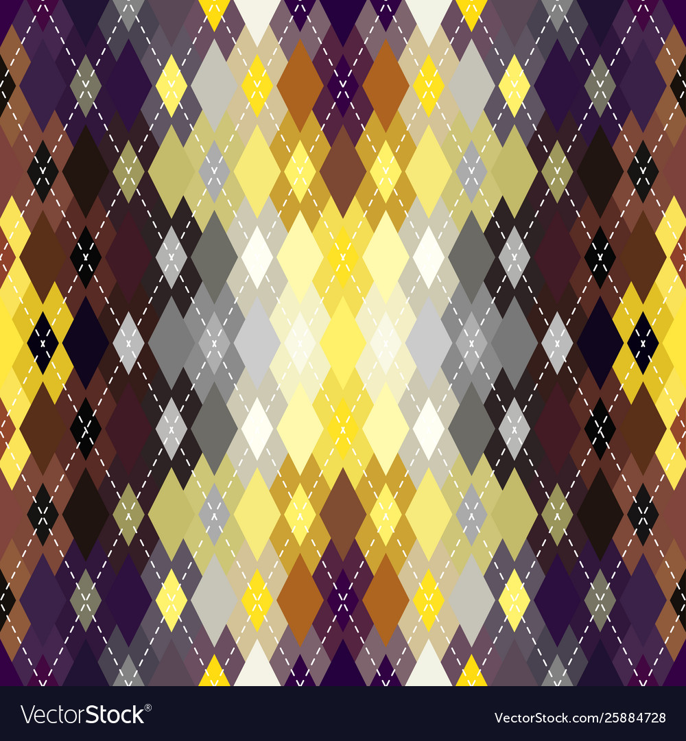 Argyle seamless pattern background vector image Argyle seamless pattern background