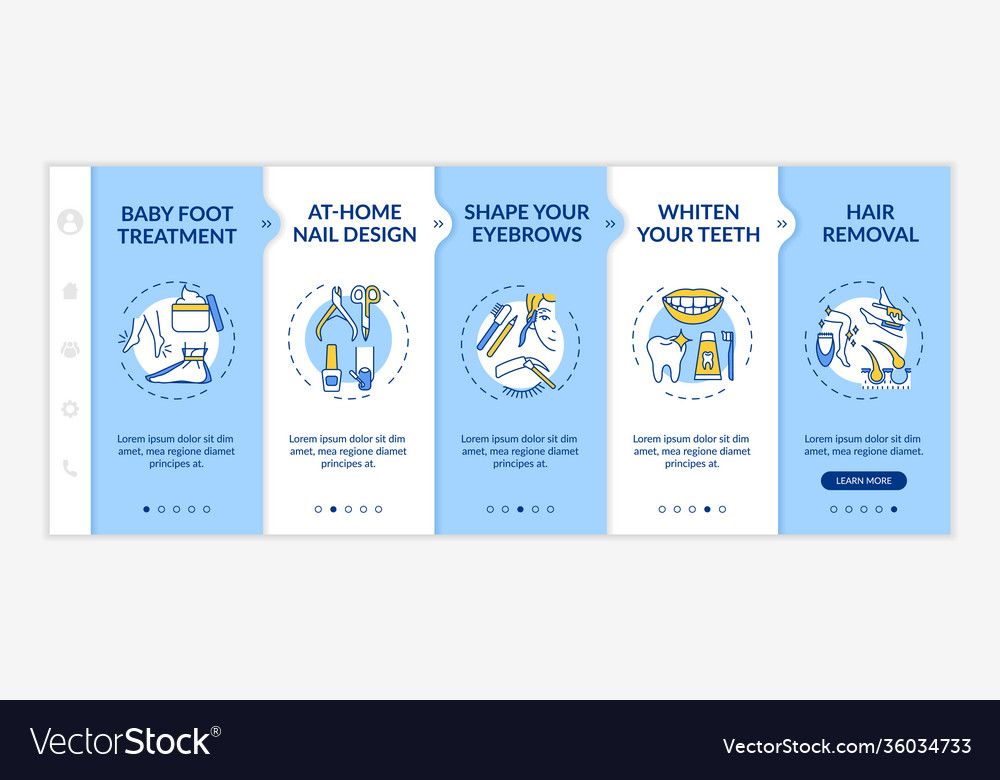 At-home beauty therapy onboarding template