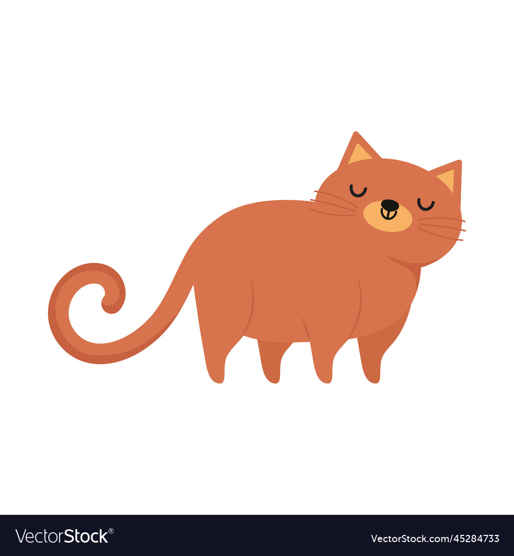 Cute cat icon Royalty Free Vector Image - VectorStock