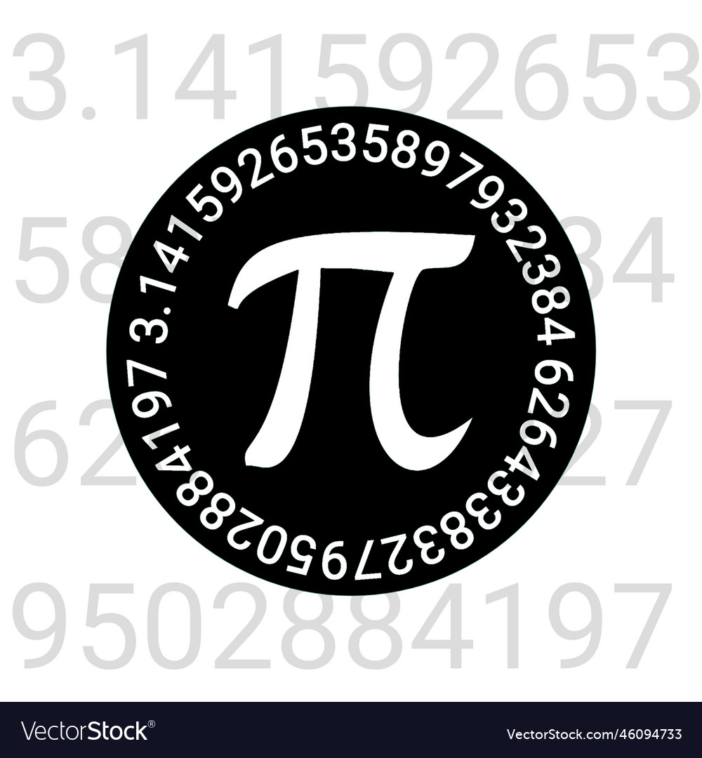 Happy pi day 14 march pythagoras mathematical vector image Happy pi day 14 march pythagoras mathematical