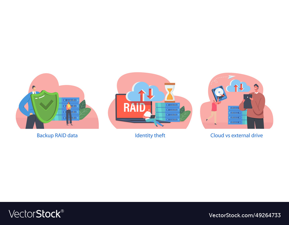 Isolated elements with character use raid in data