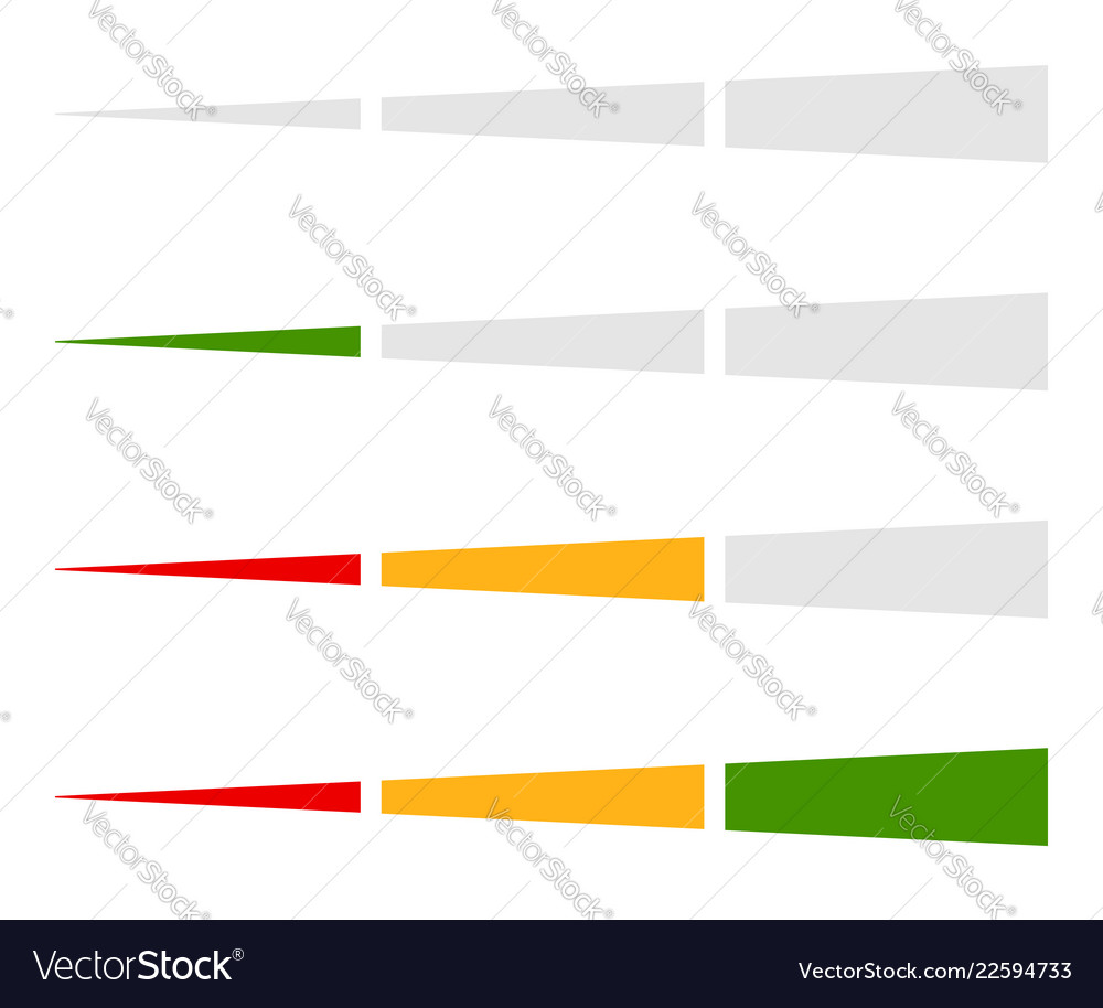 Level Indikator Fortschritt Bar Element im Set vector image Level Indikator Fortschritt Bar Element im Set