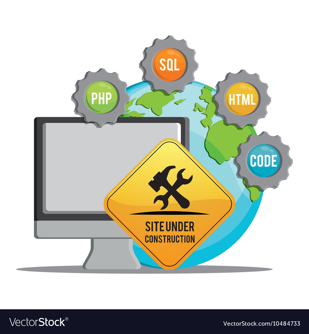 Site under construction design