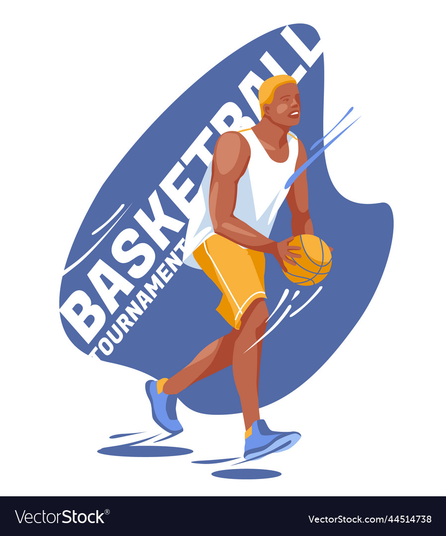 A basketball player dressed in yellow and blue