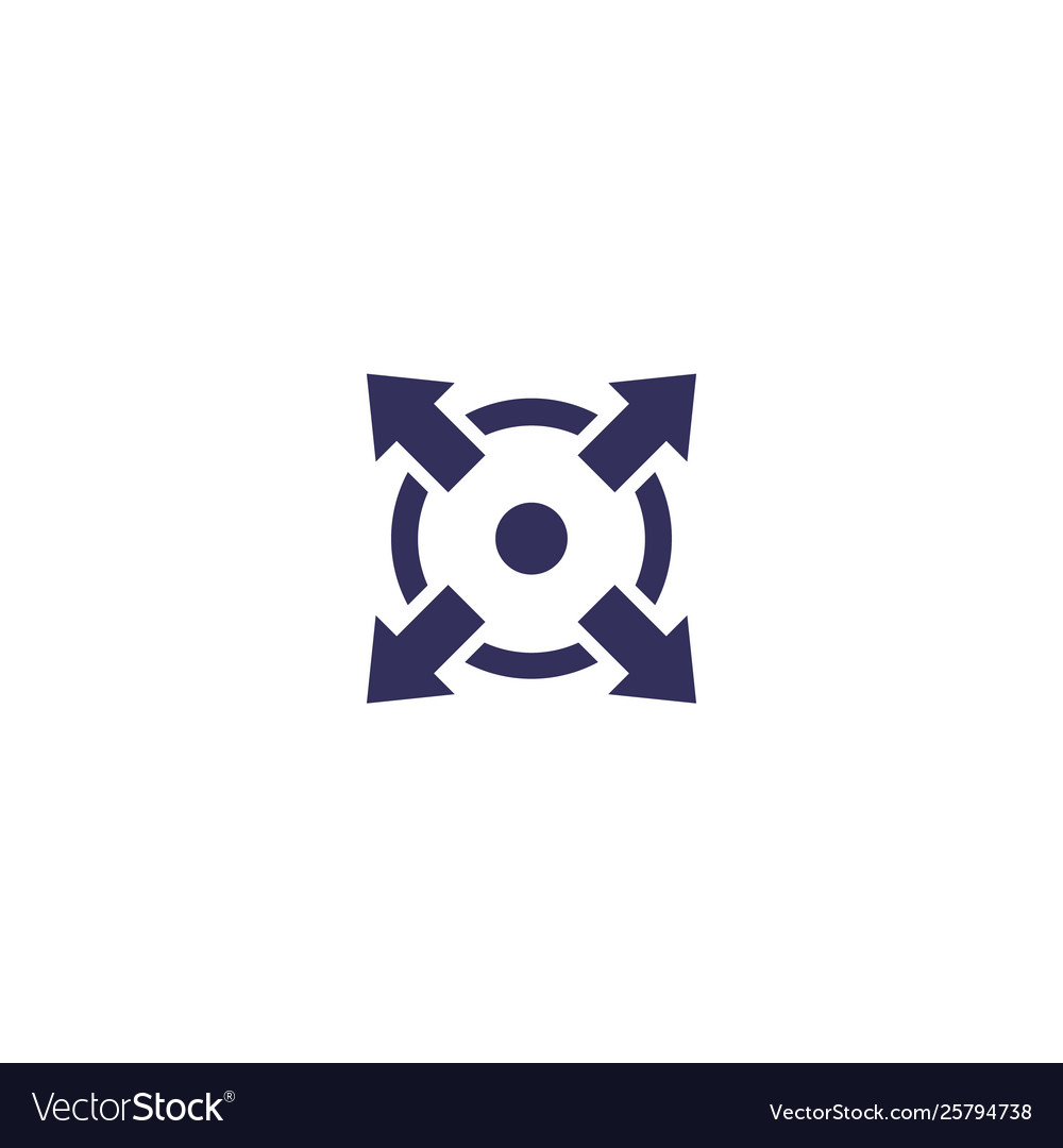 expand-extend-icon-royalty-free-vector-image-vectorstock