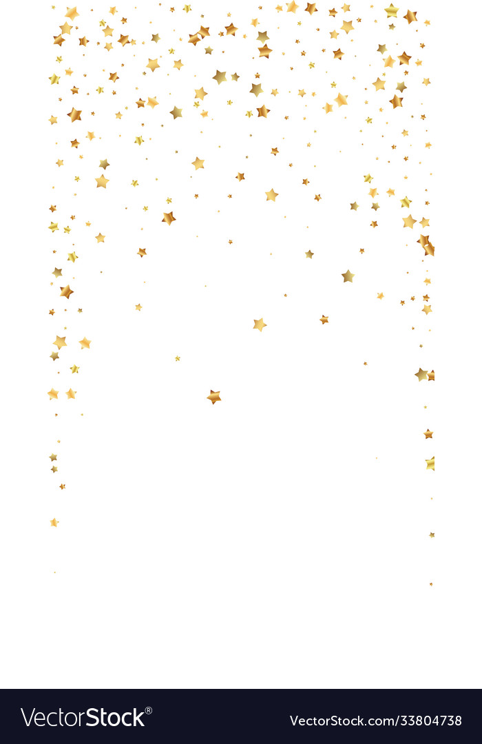 Gold stars random luxury sparkling confetti scatt