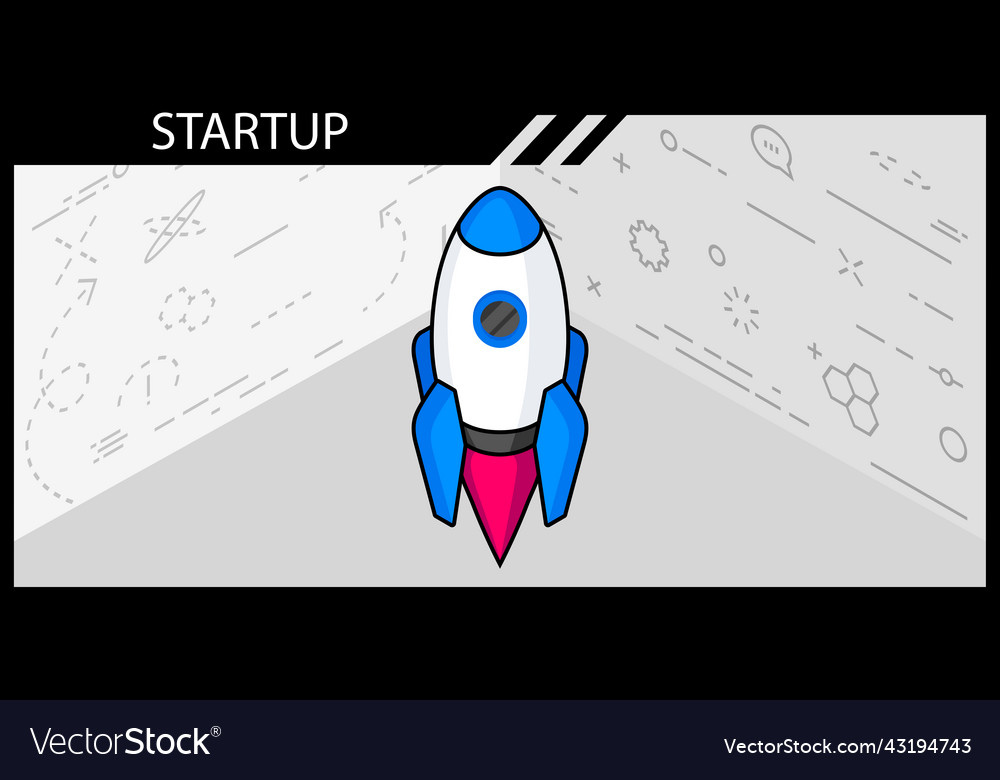 Startup isometric design icon web 3d colorful vector image Startup isometric design icon web 3d colorful