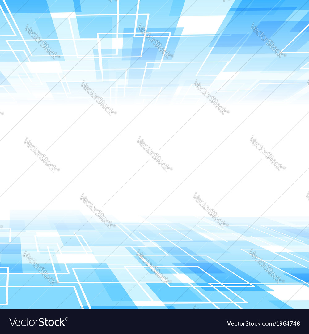 Abstract blue tile perspective background template