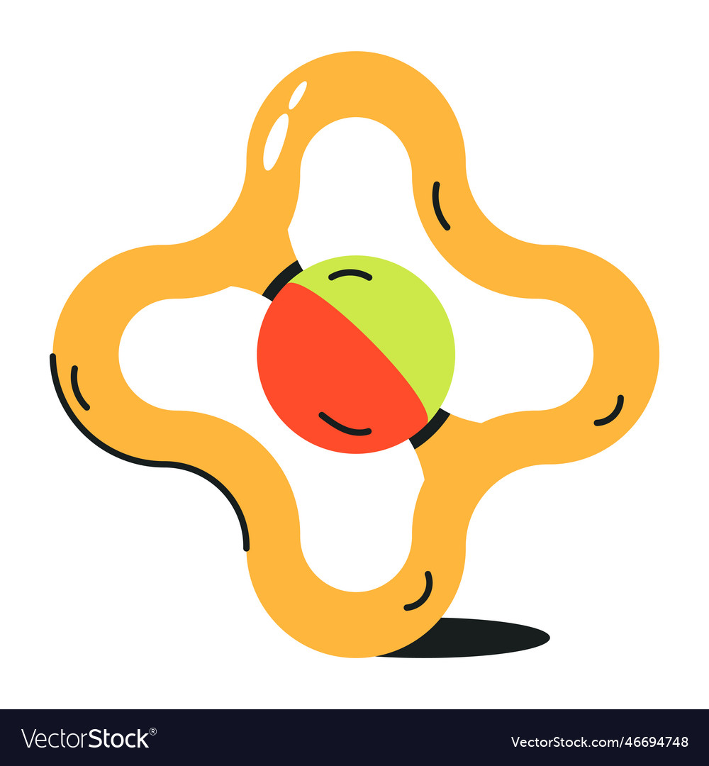 Baby rattle Royalty Free Vector Image VectorStock