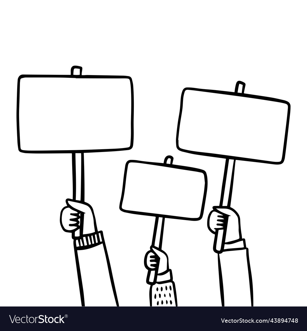 Doodle Linie große Menschenmenge vector image Doodle Linie große Menschenmenge