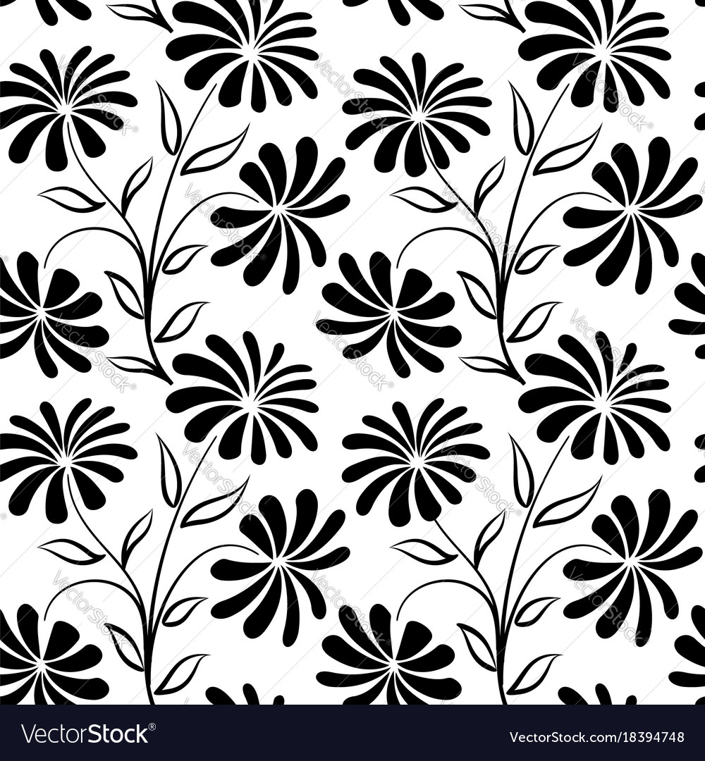 Floral seamless pattern flower background