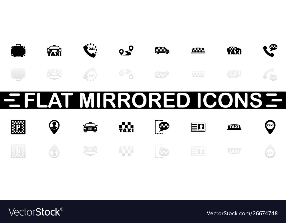 Taxi - flat icons