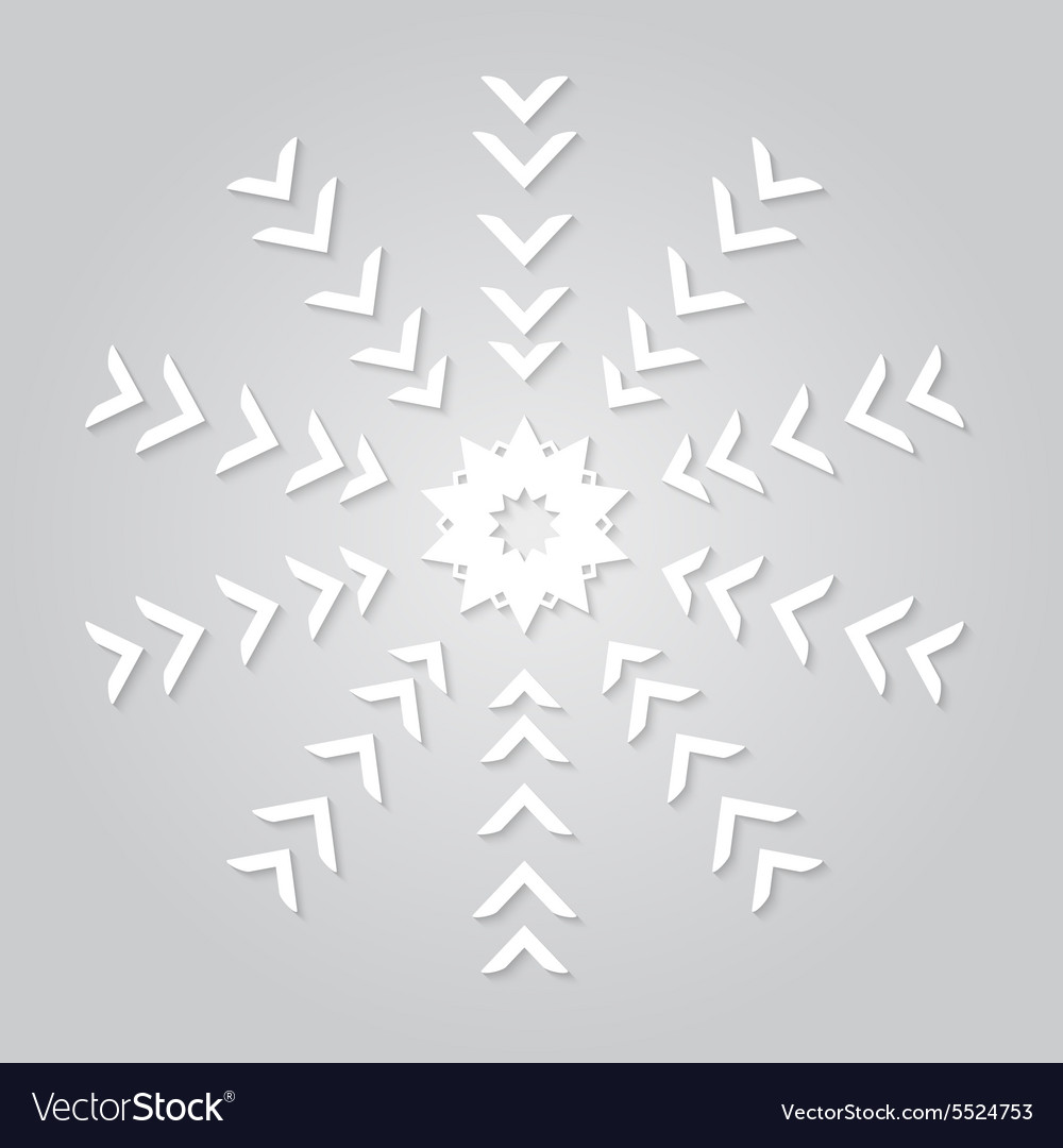 Abstract snowflakes Royalty Free Vector Image - VectorStock