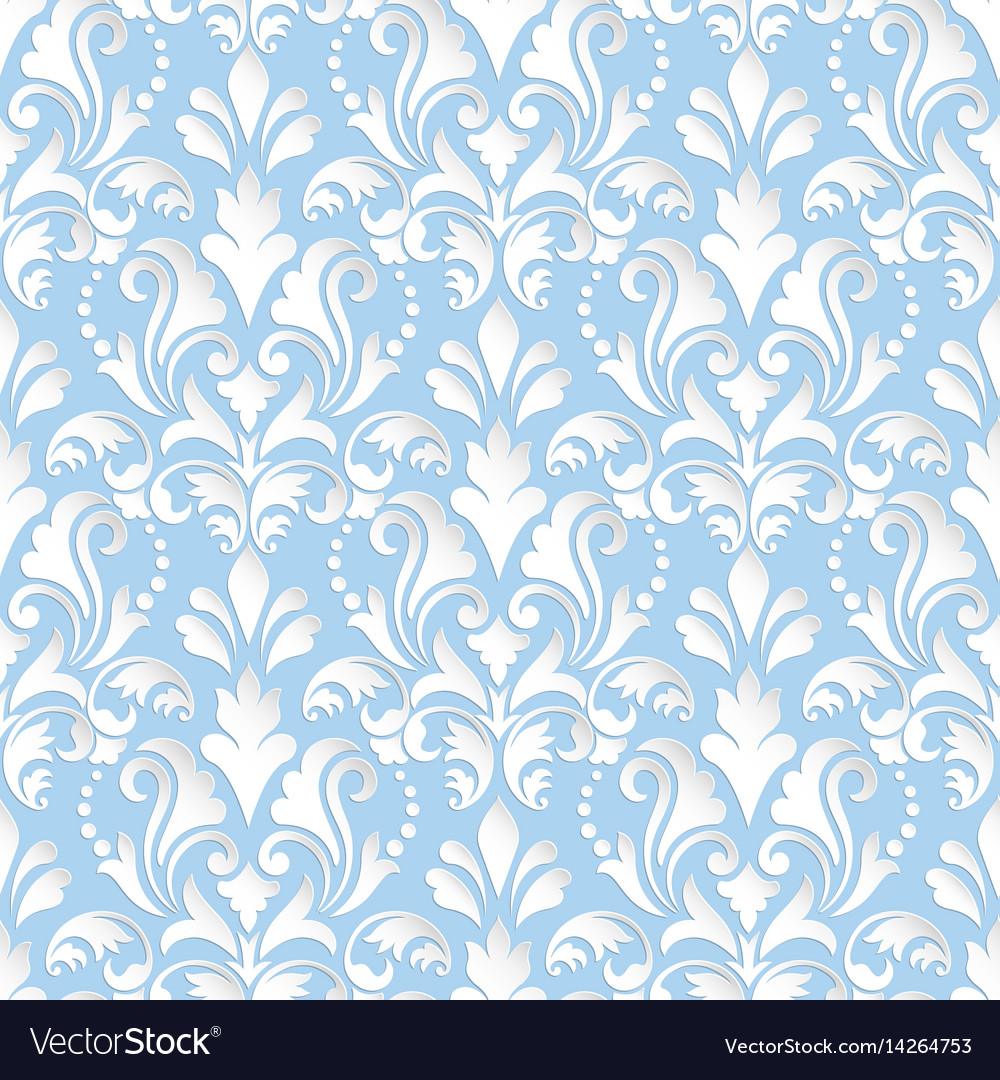 Damask seamless pattern background elegant luxury