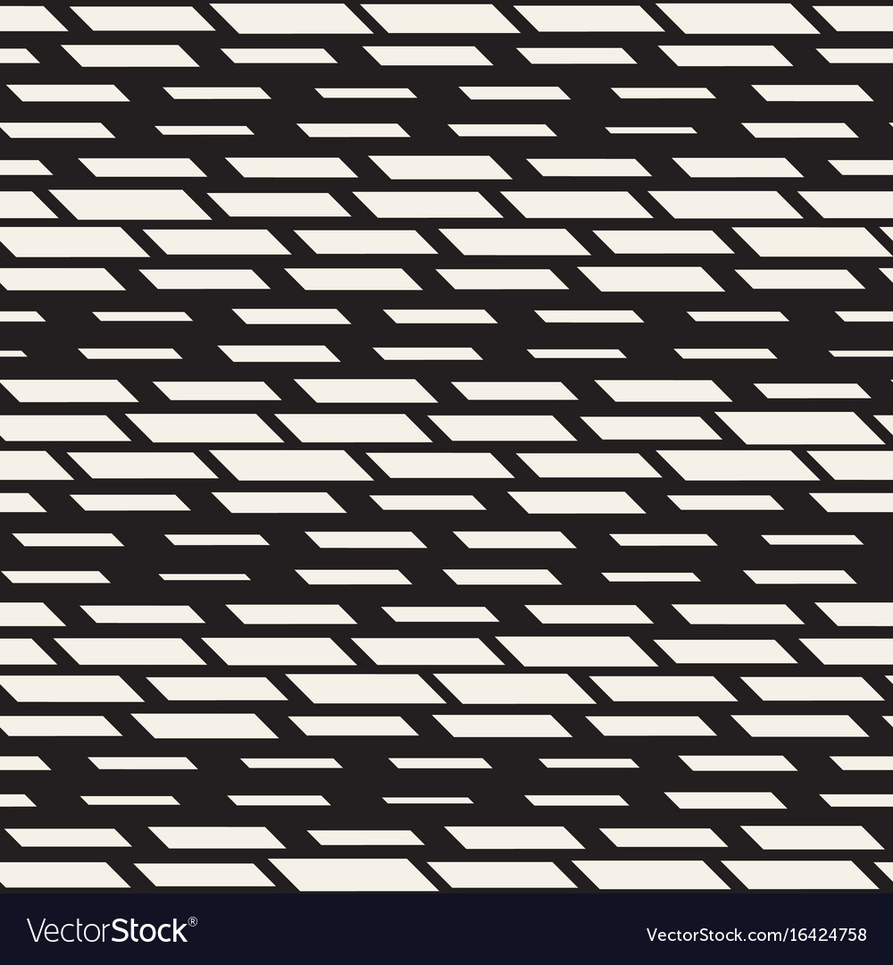 Black and white irregular dashed lines pattern