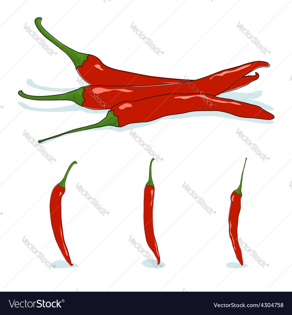 Red hot chili pepper