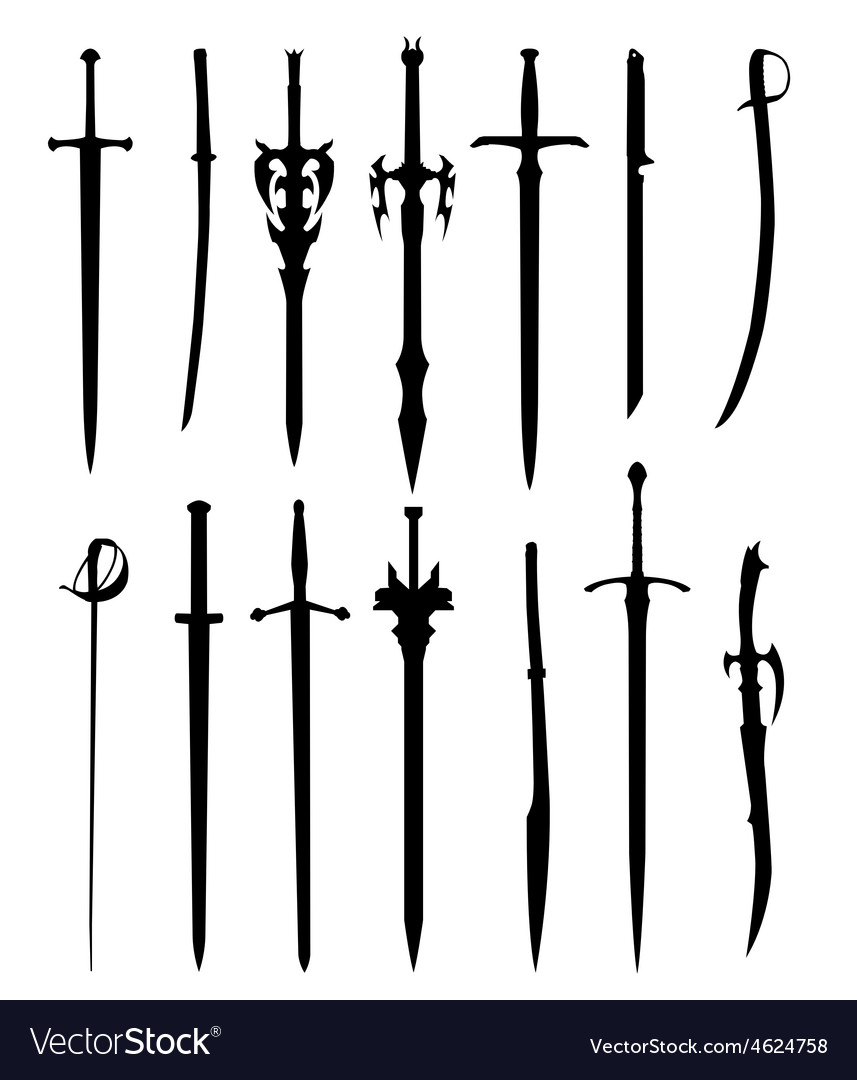 Swords Royalty Free Vector Image - VectorStock