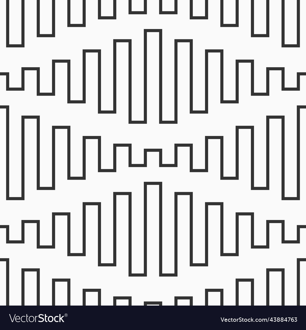 Abstract seamless pattern zigzag lines vector image Abstract seamless pattern zigzag lines