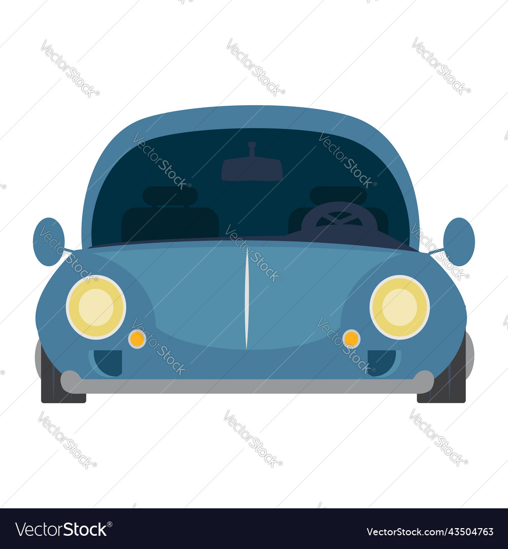 Car flat style Royalty Free Vector Image - VectorStock