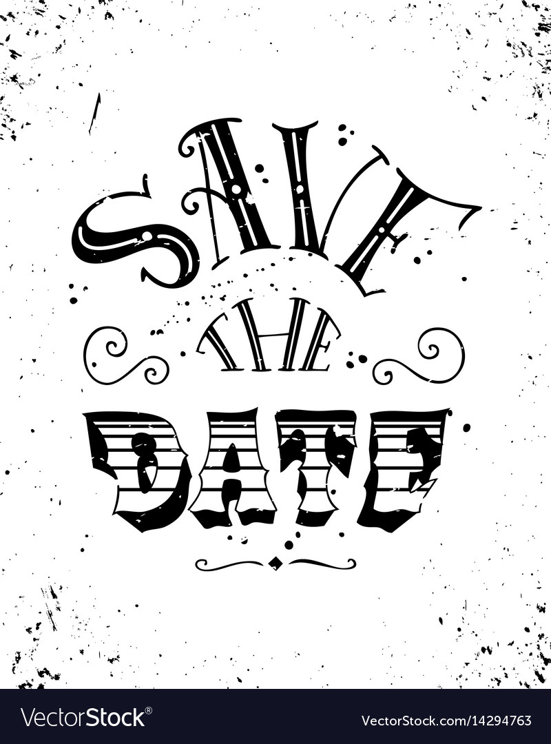 Save the date