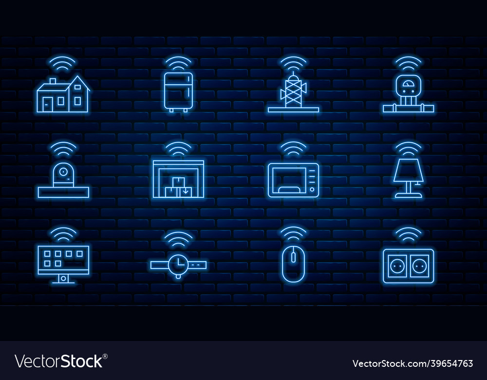 Set line smart electrical outlet table lamp