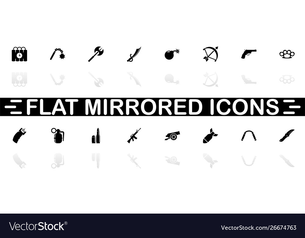 Weapon - flache Icons