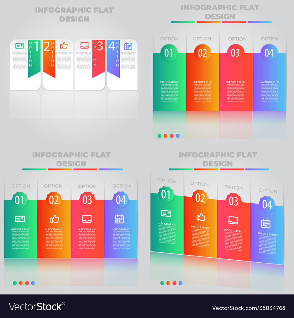Business data visualization process chart Vector Image