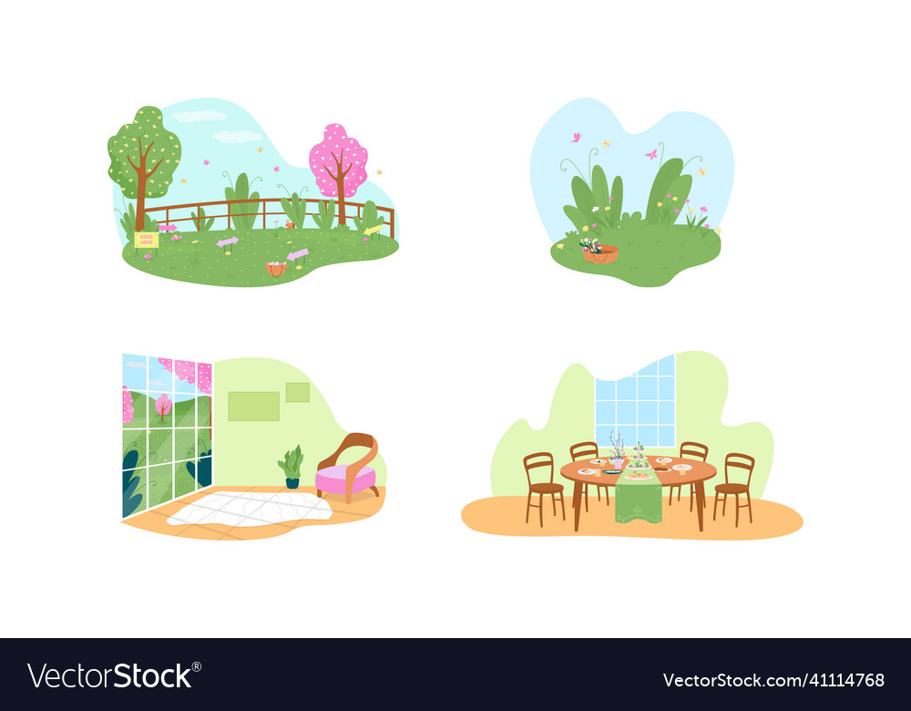Easter holiday traditional activities 2d web