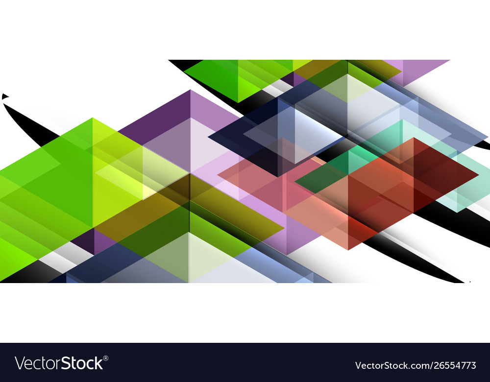 Abstract concept triangle graphic element Vector Image