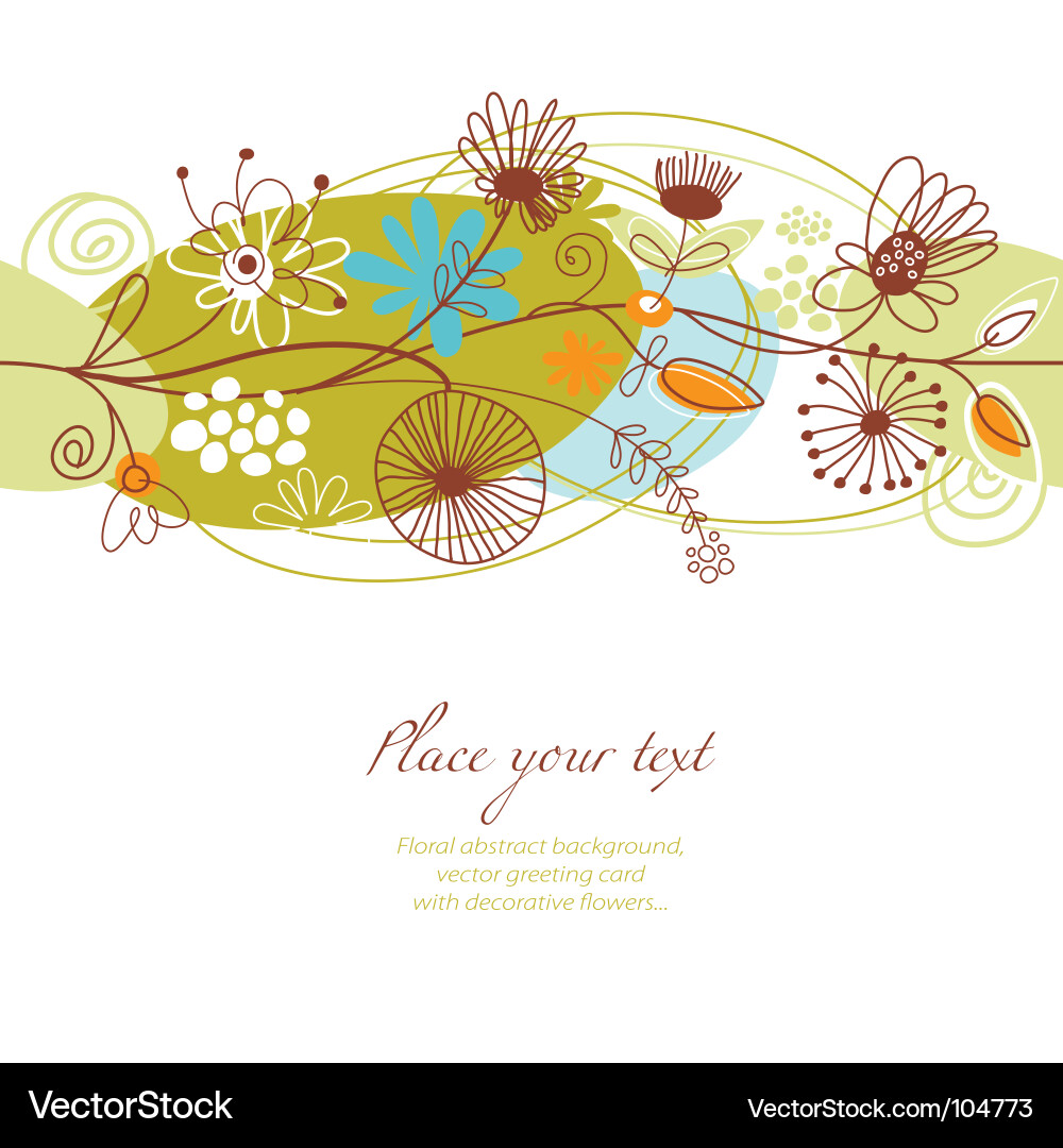 Floral Royalty Free Vector Image - VectorStock