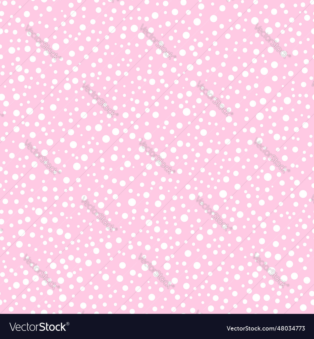 Pattern with white polka dots Royalty Free Vector Image