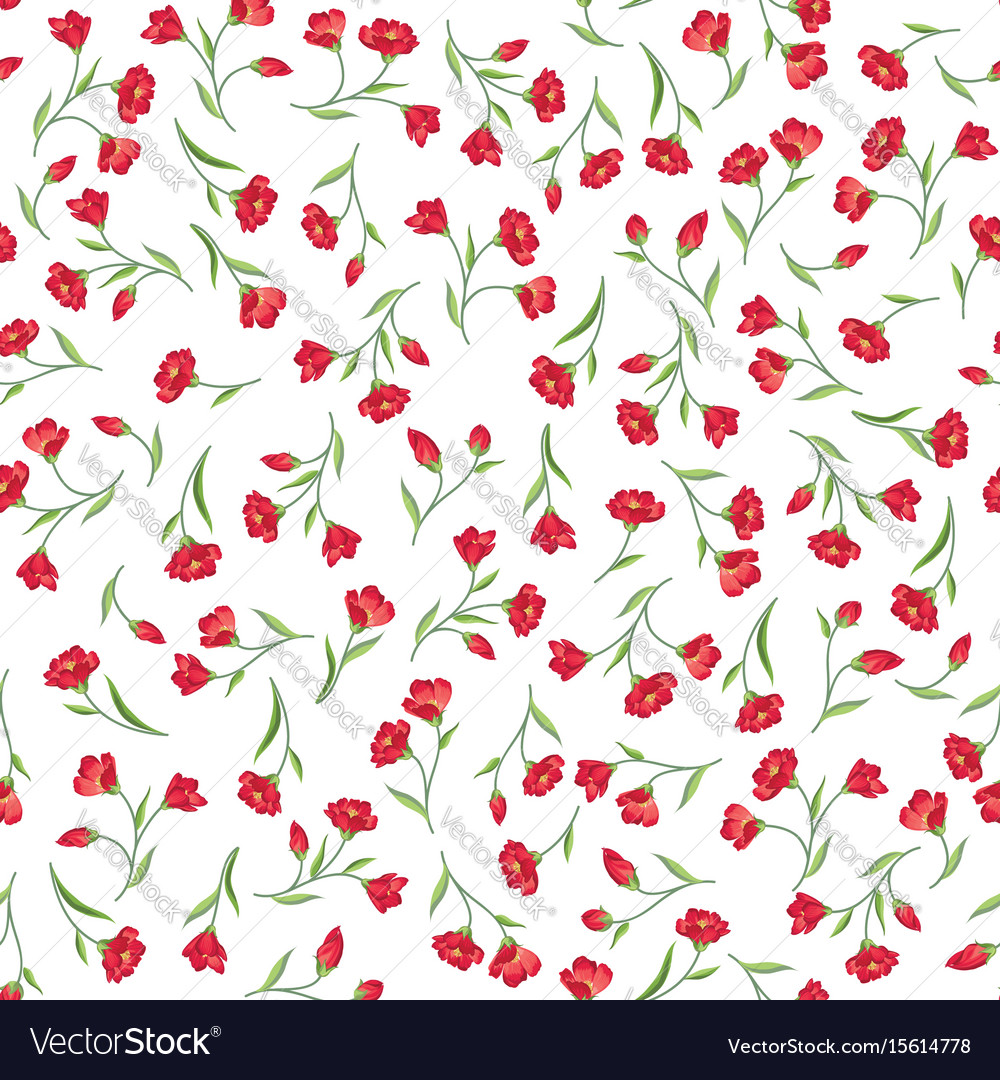 Floral seamless pattern flower background spring